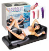 Louisiana Lounger Sex Machine cu 3 Vibratoare, Telecomanda, Pompa, Kit Reparatii, 160x80cm, Negru