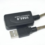 Cablu USB A 2.0 m-t 10m activ