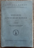 Anuarul Ateneului Roman pe 1934