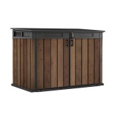 Cutie de depozitare pentru gradina Curver Signature 2020 L, finisaj nuc