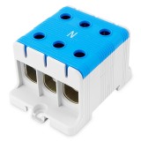 Clema terminala conexiune 1 pol albastra Cu-Al 6x95mm &sup2;, , , , , , , montare pe sina DIN 35mm 220A (Al) 245A ( Cu), Pollmann