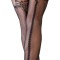 Colanti catifelati, moi, fara crotch, cu jartiera integrata , Cottelli Legware
