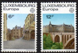 LUXEMBURG 1977, EUROPA CEPT, Arhitectura, serie neuzata, MNH