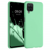 Husa pentru Samsung Galaxy A12, Silicon, Verde, 54048.147, Carcasa