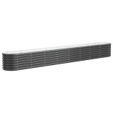 Cumpara ieftin Strat inaltat gradina 332x40x36 cm otel galvanizat