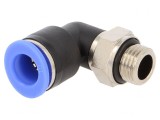 Racord Push-in 90&deg; Rotativ 15bar 60&deg;C