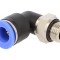 Racord Push-in 90&deg; Rotativ 15bar 60&deg;C