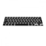 Husa pentru tastatura Apple MacBook Air 13&#039;&#039;/MacBook Pro Retina 13&#039;&#039;-15&#039;&#039; (to mid 2016), Kwmobile, Negru, Silicon, 37223.01