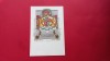 Litho Bucuresti Stema Regala Heraldic Royalty Litografie, Necirculata, Printata