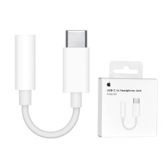 Apple - Audio Adapter (MU7E2ZM/A) - Type-C to Jack 3.5mm - White (Blister Packing)