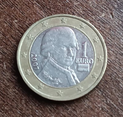 C50 - Moneda foarte veche - 1 euro - Austria - 2007 foto
