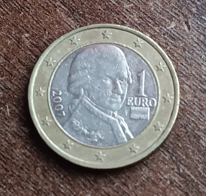 C50 - Moneda foarte veche - 1 euro - Austria - 2007