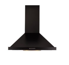 Hota decorativa LDK ELS46964 , Putere de absortie 650 mc/h , 60 cm ,negru foto
