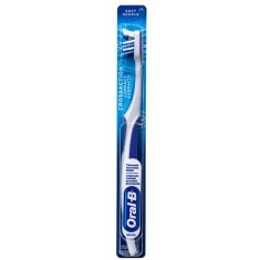 Periuta de Dinti, Oral-B, Crossaction Compact, Multi-Protectie in Locuri Greu Accesibile, Soft, Alba