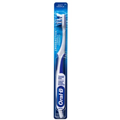 Periuta de Dinti, Oral-B, Crossaction Compact, Multi-Protectie in Locuri Greu Accesibile, Soft, Alba foto