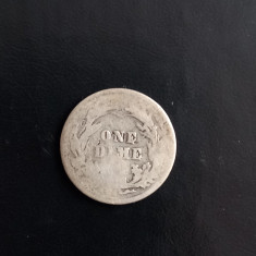 moneda din argint : SUA _ Barber dime, 1900