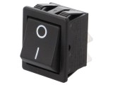 Rocker Switch DPST ON-OFF 16A 250V Negru