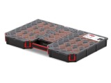 Container colectiv cu partiții negre joase 577x390x60mm KISTENBERG