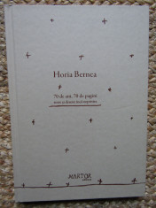 Horia Bernea - 70 de ani, 70 de pagini. Texte si desene inca neprivite foto