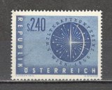 Austria.1956 Conferinta statelor industrializate Viena MA.589, Nestampilat