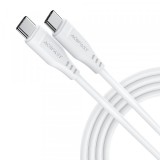 Cablu Date si Incarcare USB-C - USB-C Acefast, 60W, 1.2m, Alb