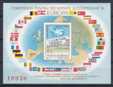 Cumpara ieftin Romania 1983 - CSCE - Colita Nedantelata MNH, Nestampilat