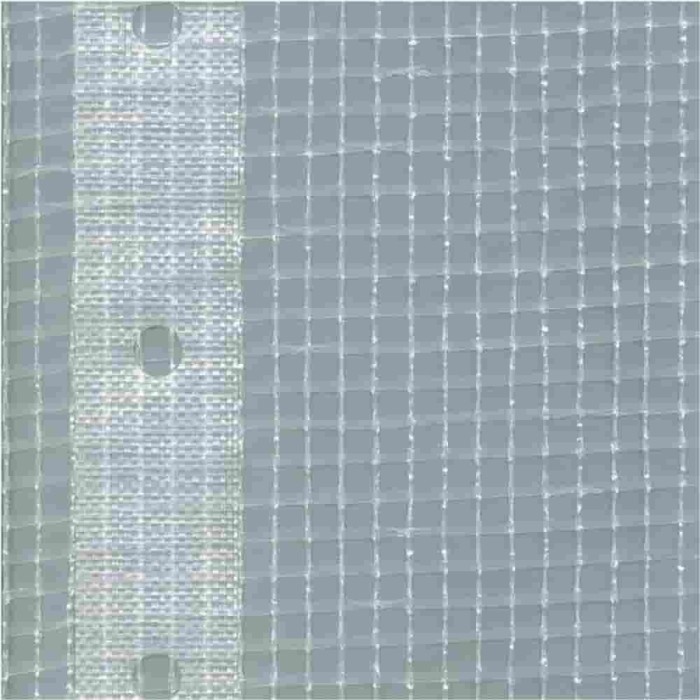 Plasă de schelă, Plasă protecție schelă, 2.70 x 20 m, 200 g/m&sup2;, albă translucidă, plasă schelă rezistentă