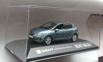 Macheta Seat Ibiza MK4 2011 5 usi light blue - Fischer 1/43 foto