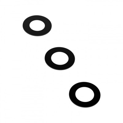 Geam Camera Spate Samsung Galaxy S23 FE S711, WideUltraWideTelephoto, Negru foto