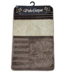 Cumpara ieftin Set covorase de baie 3 piese antiderapante Maro 50x80 cm