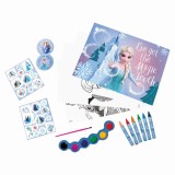 HAPPI HOBBI SET PICTURA GEANTA TRANSPARENTA FROZEN AVENTURA INGHETATA