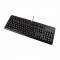 Tastatura HP QY776AA cu fir USB, neagra