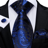 Set cravata + batista + butoni - matase -- model 749