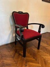 Set Masa salon lemn masiv + set 2 fotolii + 6 scaune