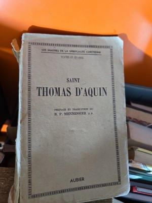 Saint Thomas d&amp;#039;Aquin - R. P. Menessier O. P. foto