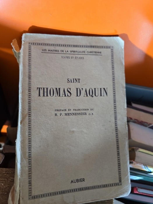 Saint Thomas d&#039;Aquin - R. P. Menessier O. P.