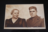 Fotografie veche - militar cu sotia