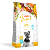 Calibra Verve GF Junior S, Pui și Rață, hrană uscată fără cereale c&acirc;ini junior, 1.2kg