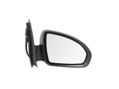 Oglinda exterioara Smart Fortwo (W453), 11.2014-, Dreapta, reglare electrica; carcasa neagra; incalzita; geam convex; cromat; senzor temperatura; 7 p foto