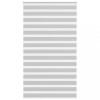 Jaluzea tip zebra gri deschis lățime țesătură 125,9cm poliester