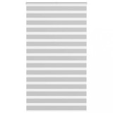vidaXL Jaluzea tip zebra gri deschis lățime țesătură 115,9cm poliester