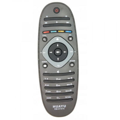 Telecomanda pentru Tv PHILIPS, HUAYU, Gri RM-D1070 foto