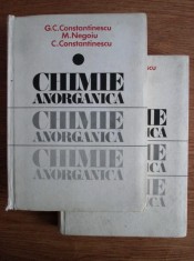 G. C. Constantinescu - Chimie anorganica 2 volume (1986, editie cartonata)