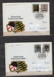 GERMANIA (DDR) 1990 - INSEMNE OFICII POSTALE. PLICURI CIRCULATE, Y23