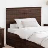 vidaXL Tăblie cap cu headboard Stejar &icirc;nchis 100 cm Lemn compozit 888459