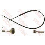 Cablu frana mana Citroen Xsara Picasso (N68), 09.99-06.12, punte spate, Stanga, pt frana tambur, TRW