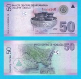 Nicaragua (pick 203) 50 Cordobas 2007 UNC serie: A/1 00855240