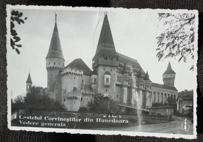 Carte postala, Castelul Corvinestilor din Hunedoara, 1939 foto