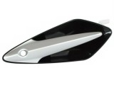 Maner usa exterior Honda Civic (Fn/Fk) (Hb), 10.2005-09.2011, usa fata partea Stanga, negru / primerizat; maner silver, Aftermarket
