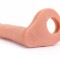 Ultra Soft Double 2 - Strap-on realist, flesh, 15.8 cm